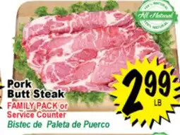 Superior Grocers Pork Butt Steak offer