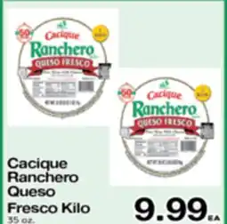 Superior Grocers Cacique Ranchero Queso Fresco Kilo offer