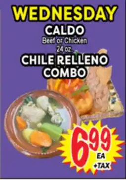 Superior Grocers CALDO Beef or Chicken offer