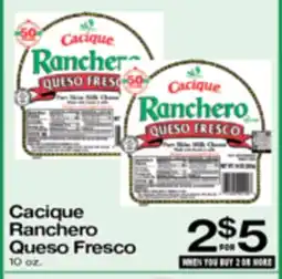 Superior Grocers Cacique Ranchero Queso Fresco offer