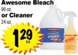 Superior Grocers Awesome Bleach 96 oz. or Cleaner 24 oz offer