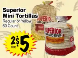 Superior Grocers Superior Mini Tortillas offer