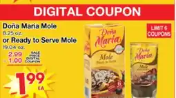 Superior Grocers Doña Maria Mole 8.25 oz. or Ready to Serve Mole 19.04 oz offer