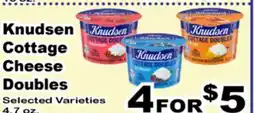 Superior Grocers Knudsen Cottage Cheese Doubles offer