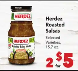 Vallarta Supermarkets Herdez Roasted Salsas offer