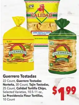 Vallarta Supermarkets Guerrero Tostadas offer