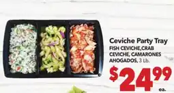 Vallarta Supermarkets Ceviche Party Tray offer
