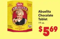 Vallarta Supermarkets Abuelita Chocolate Tablet offer