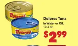 Vallarta Supermarkets Dolores Tuna offer