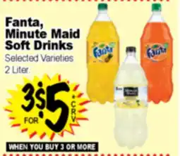 Superior Grocers Fanta, Minute Maid Soft Drinks offer