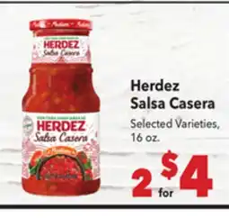 Vallarta Supermarkets Herdez Salsa Casera offer
