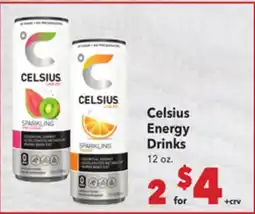 Vallarta Supermarkets Celsius Energy Drinks offer
