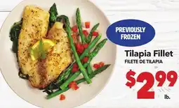 Vallarta Supermarkets Tilapia Fillet / FILETE DE TILAPIA offer