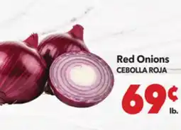 Vallarta Supermarkets Red Onions / CEBOLLA ROJA offer