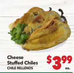 Vallarta Supermarkets Cheese Stuffed Chiles / CHILE RELLENOS offer
