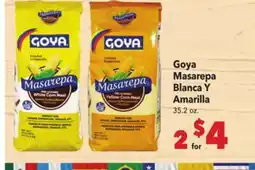 Vallarta Supermarkets Goya / Masarepa Blanca Y Amarilla offer