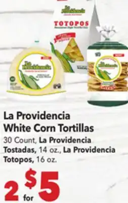 Vallarta Supermarkets La Providencia White Corn Tortillas offer