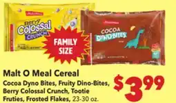 Vallarta Supermarkets Malt O Meal Cereal offer