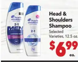 Vallarta Supermarkets Head & Shoulders Shampoo offer