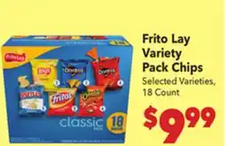 Vallarta Supermarkets Frito Lay Variety Pack Chips offer