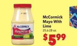 Vallarta Supermarkets McCormick Mayo With Lime offer