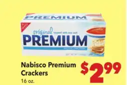 Vallarta Supermarkets Nabisco Premium Crackers offer