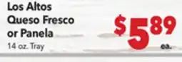 Vallarta Supermarkets Los Altos Queso Fresco or Panela offer