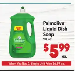 Vallarta Supermarkets Palmolive Liquid Dish Soap offer