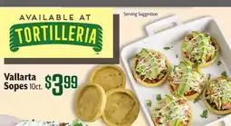 Vallarta Supermarkets Vallarta Sopes offer