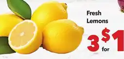 Vallarta Supermarkets Fresh Lemons offer