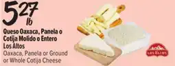 El Super Fresh Ground or Whole Cotija Cheese offer