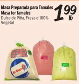 El Super Fresh Tamales Dulce de Piña, Fresa o 100% Vegetal offer