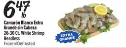 El Super Fresh White Shrimp Headless offer