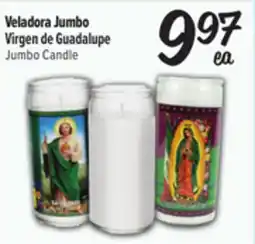 El Super Fresh Virgen de Guadalupe Jumbo Candle offer