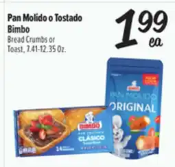 El Super Bimbo Bread Crumbs or Toast offer