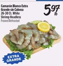 El Super 26-30 Ct. White Shrimp Headless offer