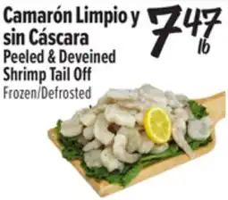 El Super Peeled & Deveined Shrimp Tail Off offer