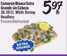 El Super Fresh White Shrimp Headless offer