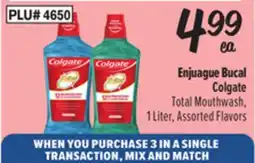 El Super Colgate Total Mouthwash offer