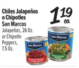 El Super Jalapeños, 26 Oz.or Chipotle Peppers, 7.5 Oz offer