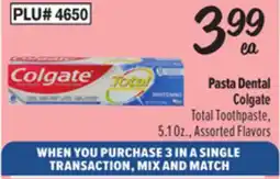 El Super Colgate Total Toothpaste offer