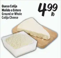 El Super Ground or Whole Cotija Cheese offer