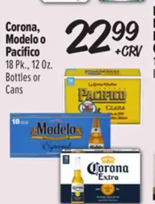 El Super Corona, Modelo o Pacifico offer