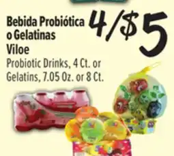 El Super Probiotic Drinks, 4Ct. or Gelatins, 7.05Oz. or 8Ct offer