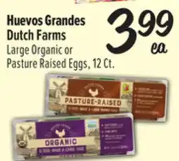 El Super Large Organic or Pasture Raised Eggs offer