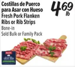 El Super Fresh Pork Flanken Ribs or Rib Strips Bone-in offer