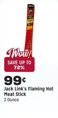 Grocery Outlet Flaming Hot Meat Stick offer