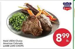 Pete's Fresh Market Halal USDA Choice American Colorado LAMB LOIN CHOPS offer