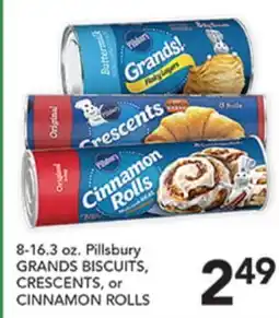 Pete's Fresh Market 8-16.3 oz. Pillsbury GRANDS BISCUITS, CRESCENTS, or CINNAMON ROLLS offer