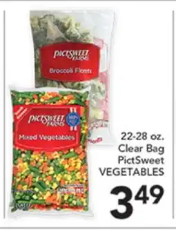 Pete's Fresh Market 22-28 oz. Clear Bag PictSweet VEGETABLES offer